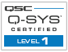 QSC Q-SYS Training Badge Level 1